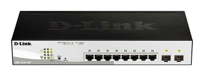 10-Port Gigabit Smart Managed Switch Including 2X Sfp Ports