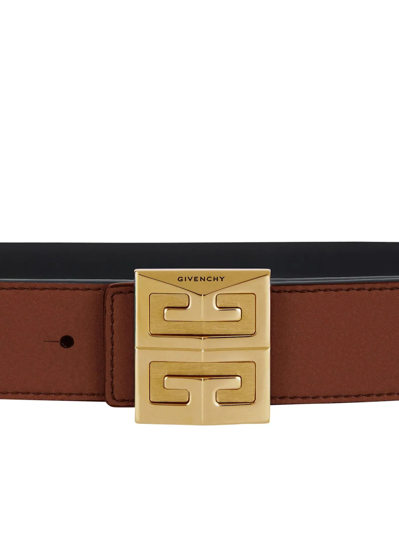 4G reversible leather belt 4G