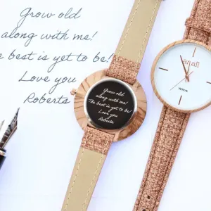 Anaii Personalised Ladies' Watch - Hazel Wood