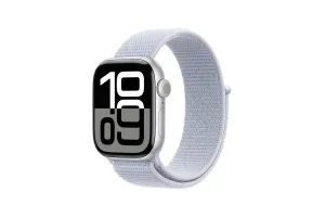 Apple Watch Series 10 | 46mm | Silver Aluminium Case Blue Cloud Sport Loop