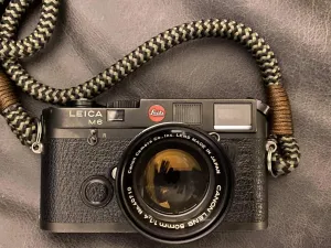 Black-Olive Acrylic Camera Strap