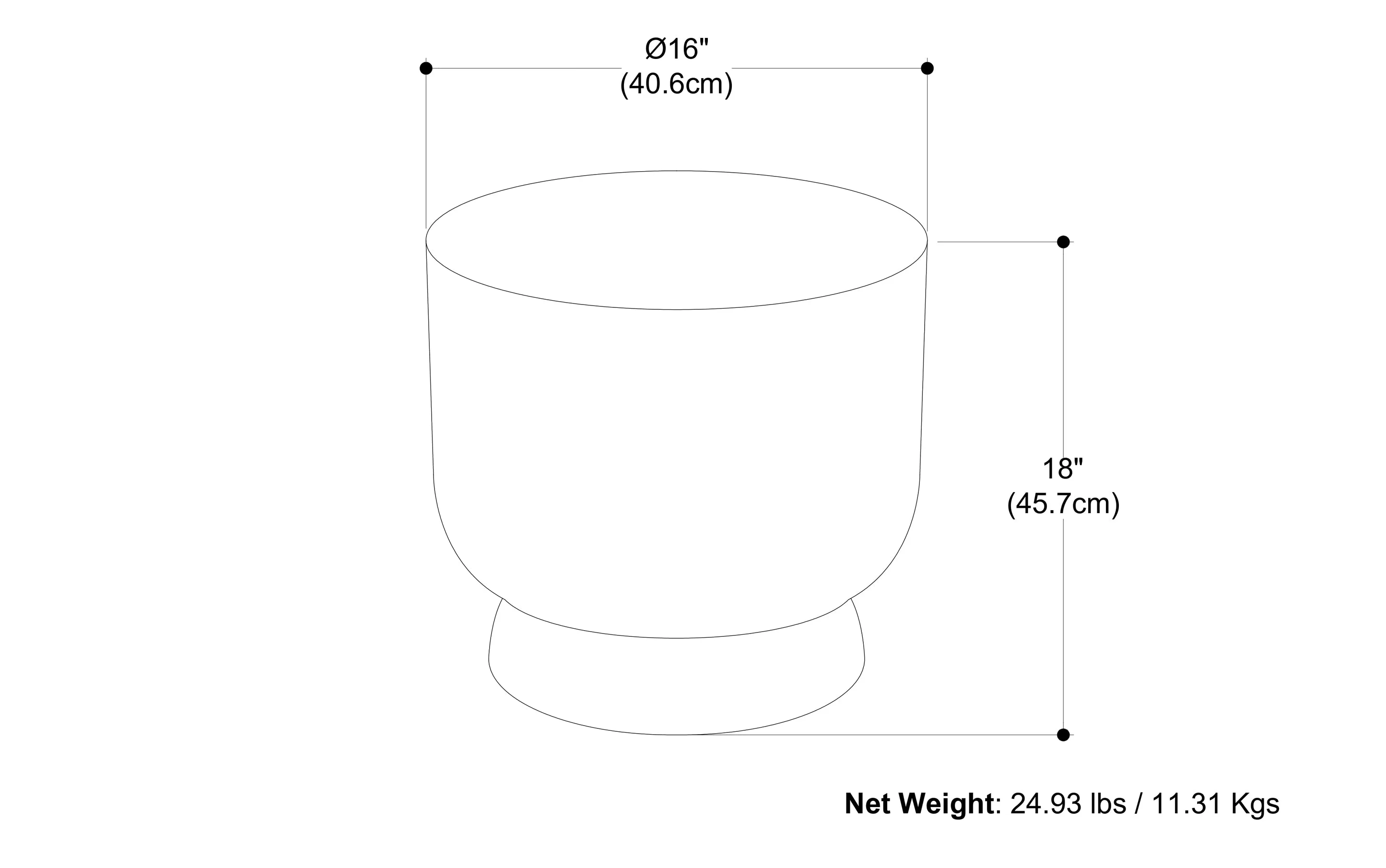 Cody Cast Aluminum Side Table