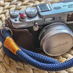 Dark Blue Acrylic Camera Strap