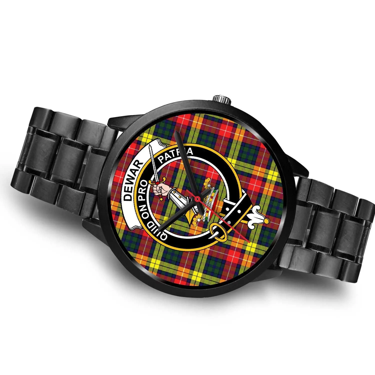 Dewar Clan Badge Tartan Black Watch