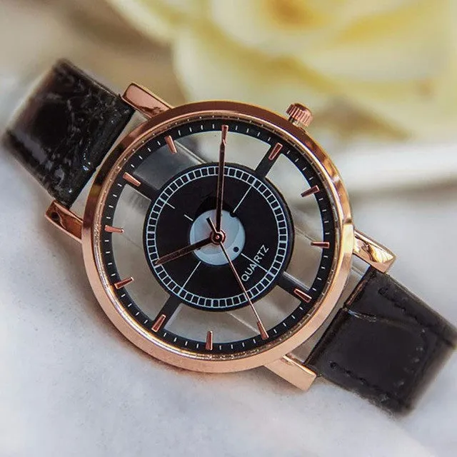 Fashion Women Hollow  Quartz Wrist Watch