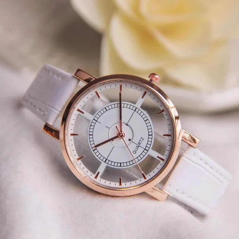 Fashion Women Hollow  Quartz Wrist Watch