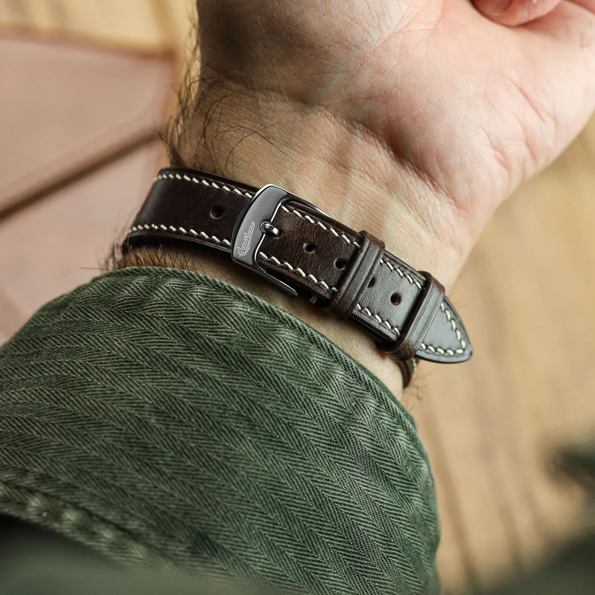 Genuine Horween Chromexcel® Watch Strap - Light Brown