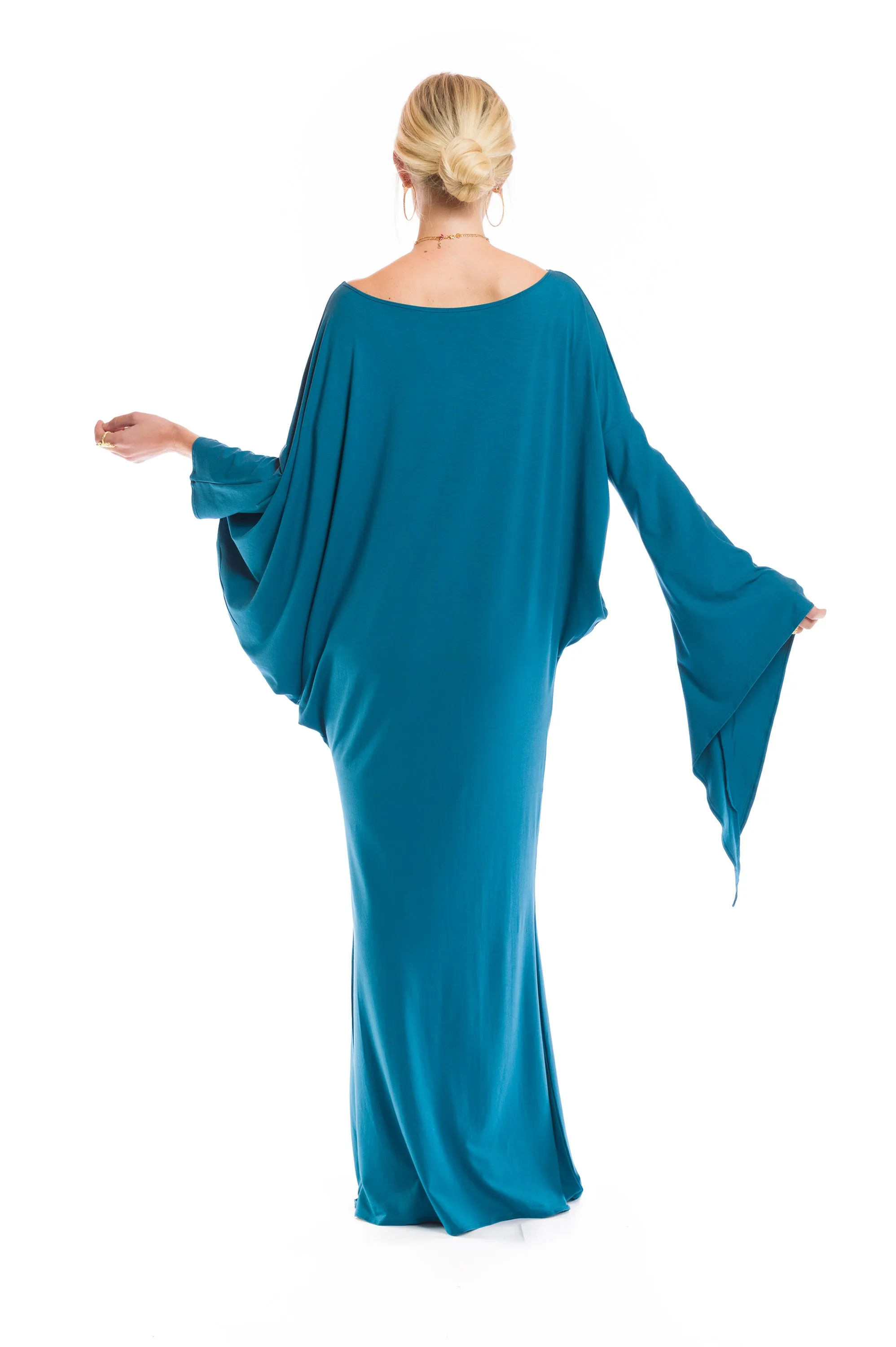 GRECIAN DRESS TEAL