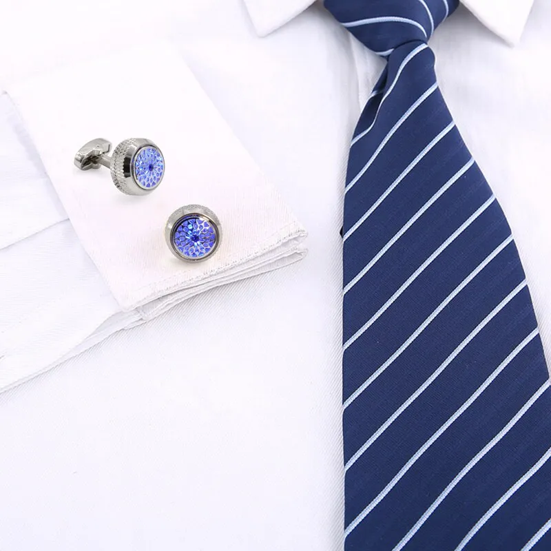 LED lighting tuxedo cufflinks