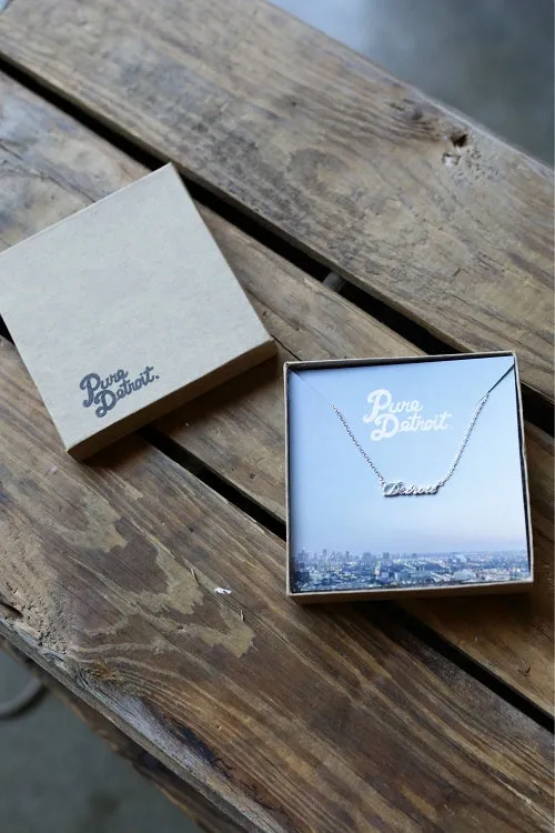 Love Belle Isle Necklace / Brass