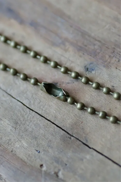 Love Belle Isle Necklace / Brass