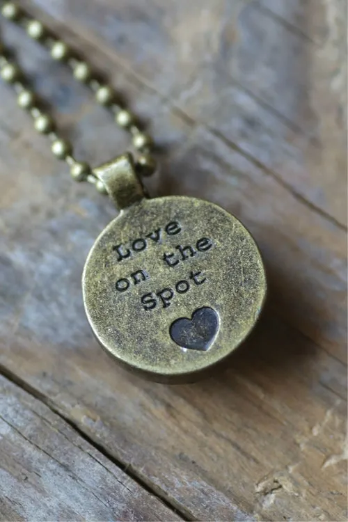 Love Belle Isle Necklace / Brass