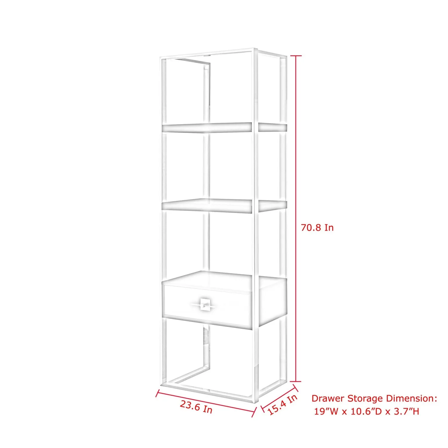 Mandisa Etagere Bookshelf/Bookcase