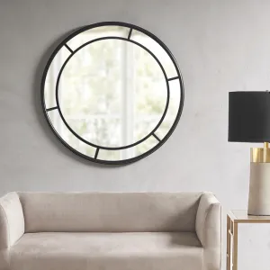 Orléans | Martha Stewart Large Black Farmhouse Framed Modern Mirror