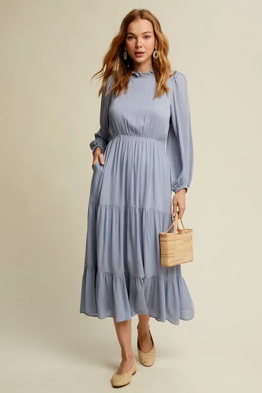 TEEK - Feminine Boho Inspired Maxi Woven Dress