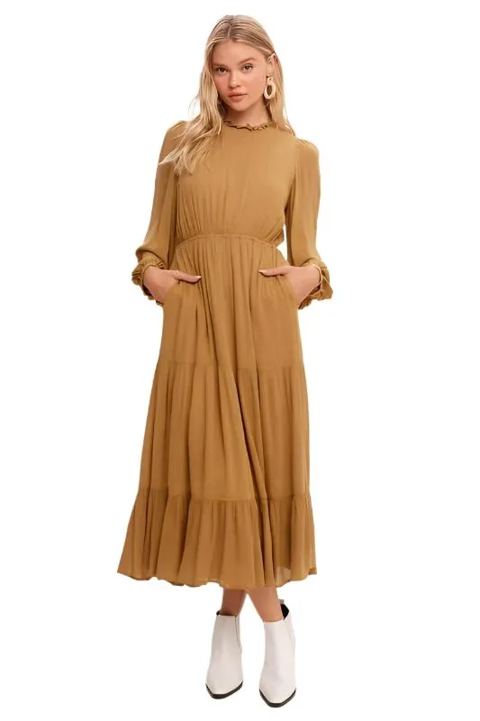 TEEK - Feminine Boho Inspired Maxi Woven Dress