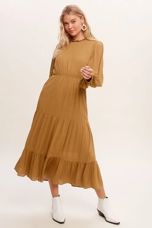 TEEK - Feminine Boho Inspired Maxi Woven Dress