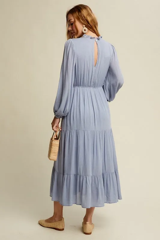 TEEK - Feminine Boho Inspired Maxi Woven Dress