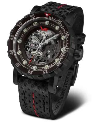 Vostok-Europe ENGINE Automatic Skeleton watch NH72A-571B648